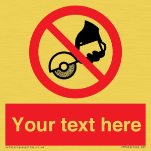 Custom Do not use with hand held grinding machine